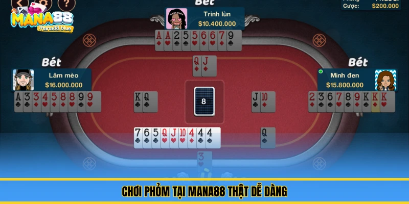 10 Sai Lầm “Chết Người” Khi Chơi Phỏm Thường Chủ Quan 3 Chơi phỏm tại Mana88 thật dễ dàng